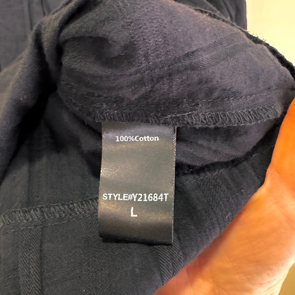 Tuckernuck Pomander Place Tunic Top Mini Dress in Black. Style Y21684T. Large - Picture 8 of 9